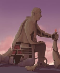 Game illustration, location, artist Natalia Shemelina