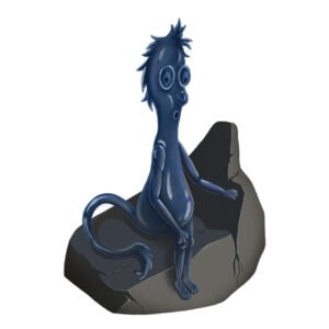 Game character, illustration by Natalia Shemelina