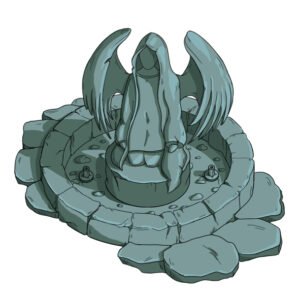 Game character, illustration by Natalia Shemelina