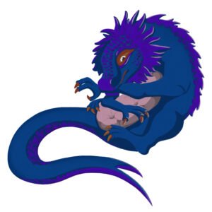 Game character, illustration by Natalia Shemelina