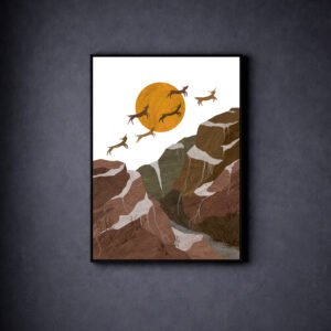 Mountains print forhome decor