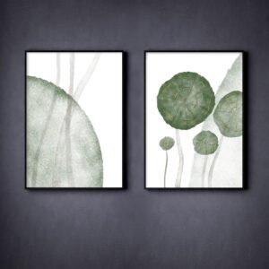Water lilies wall art